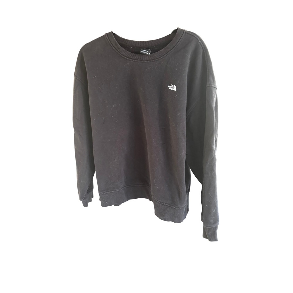 The North Face Womens Black Crew Neck Pullover Sweatshirt